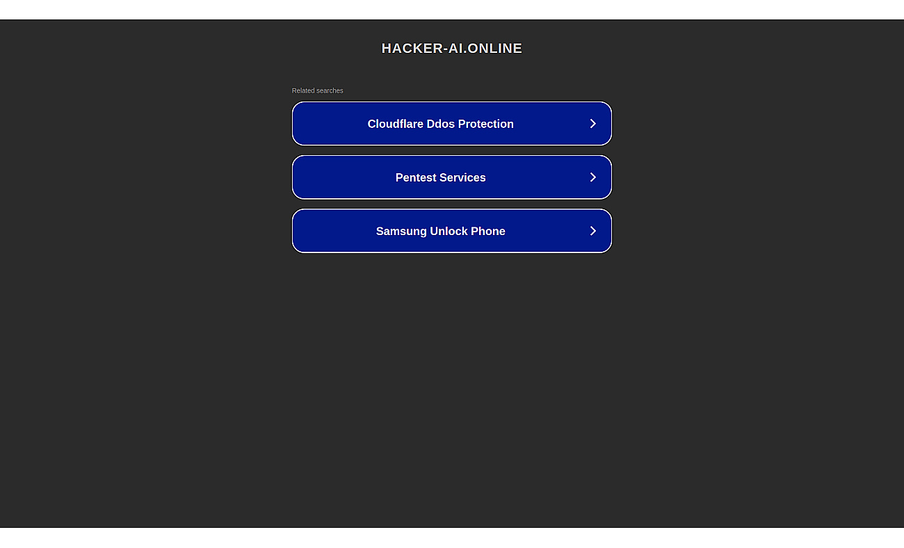 Hacker AI screenshot