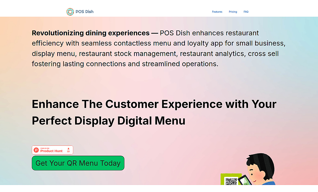 Pos dish screenshot