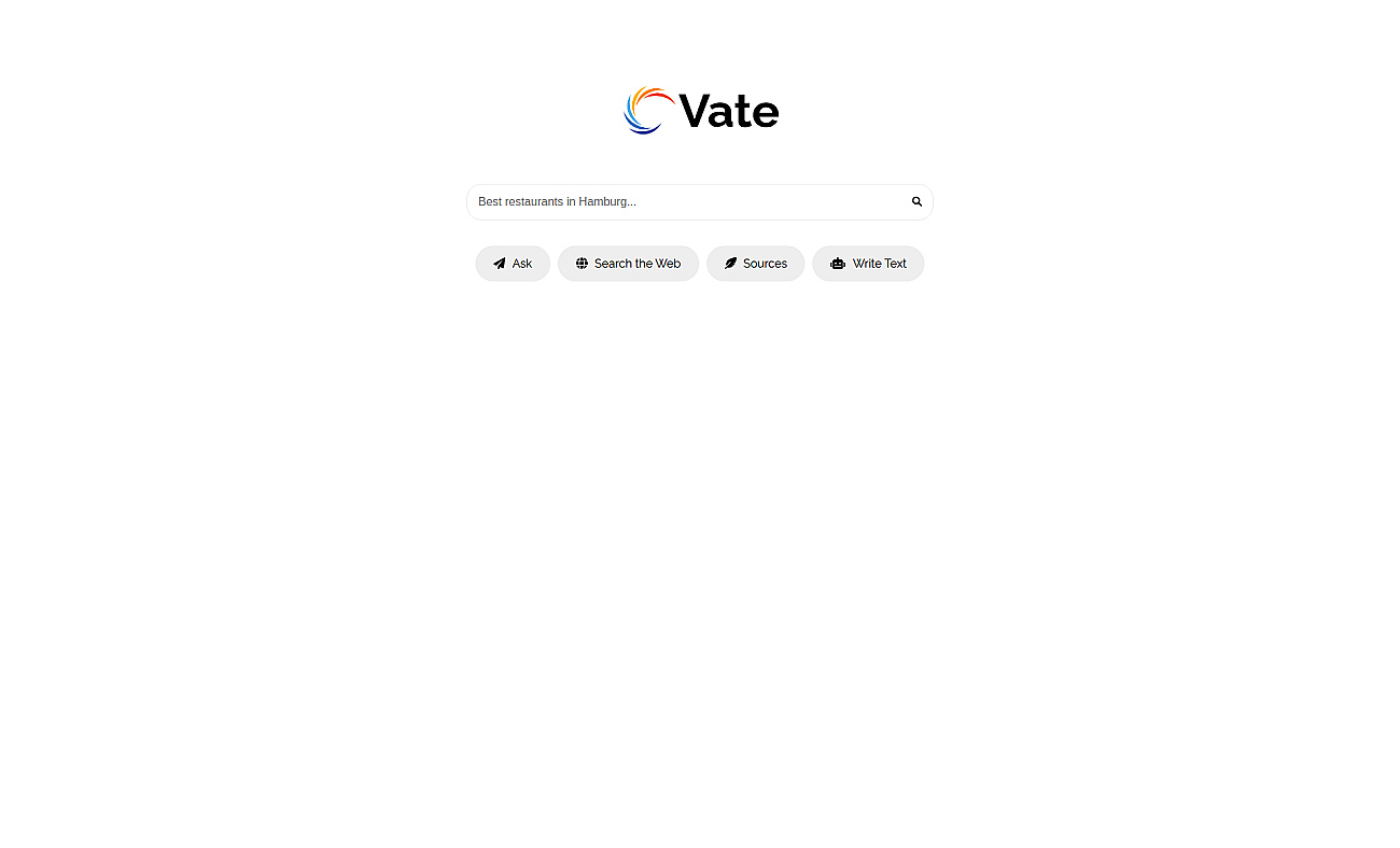 Vate.ai screenshot