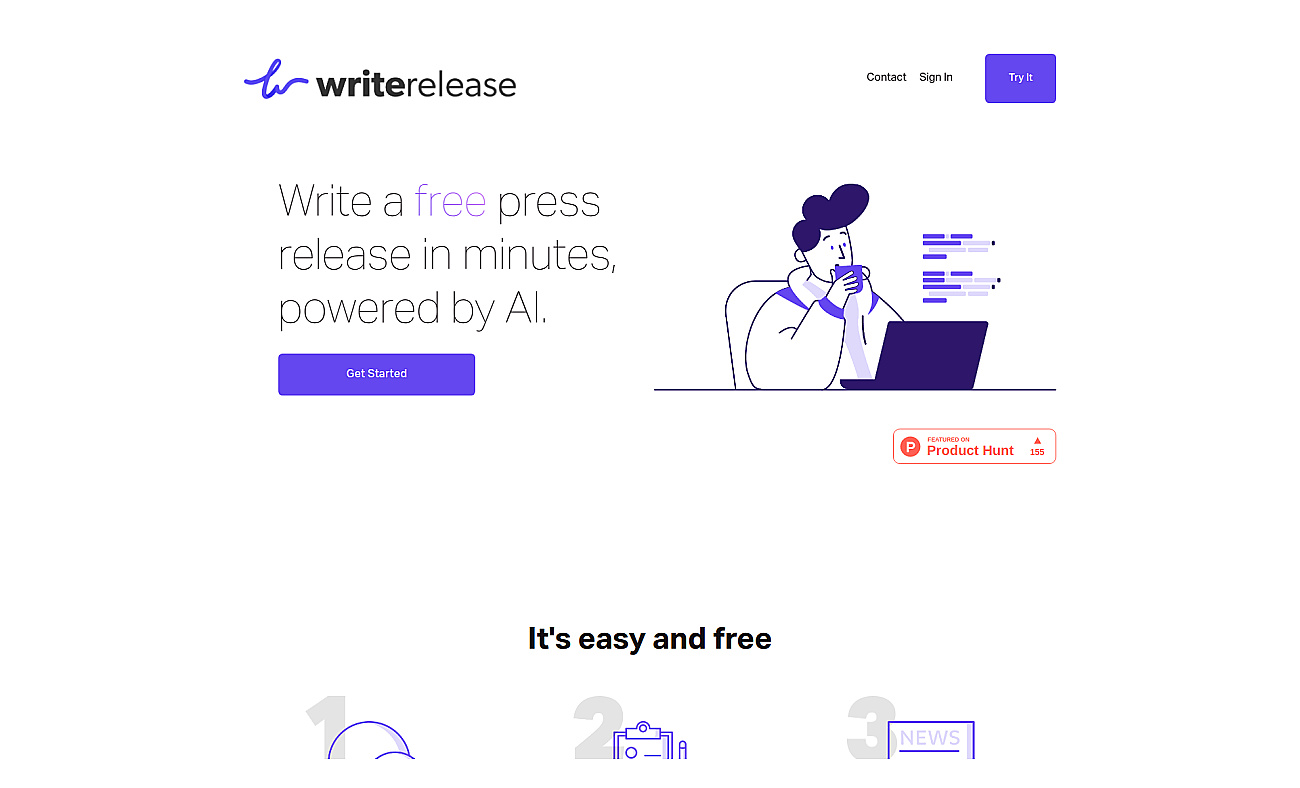 Writerelease screenshot