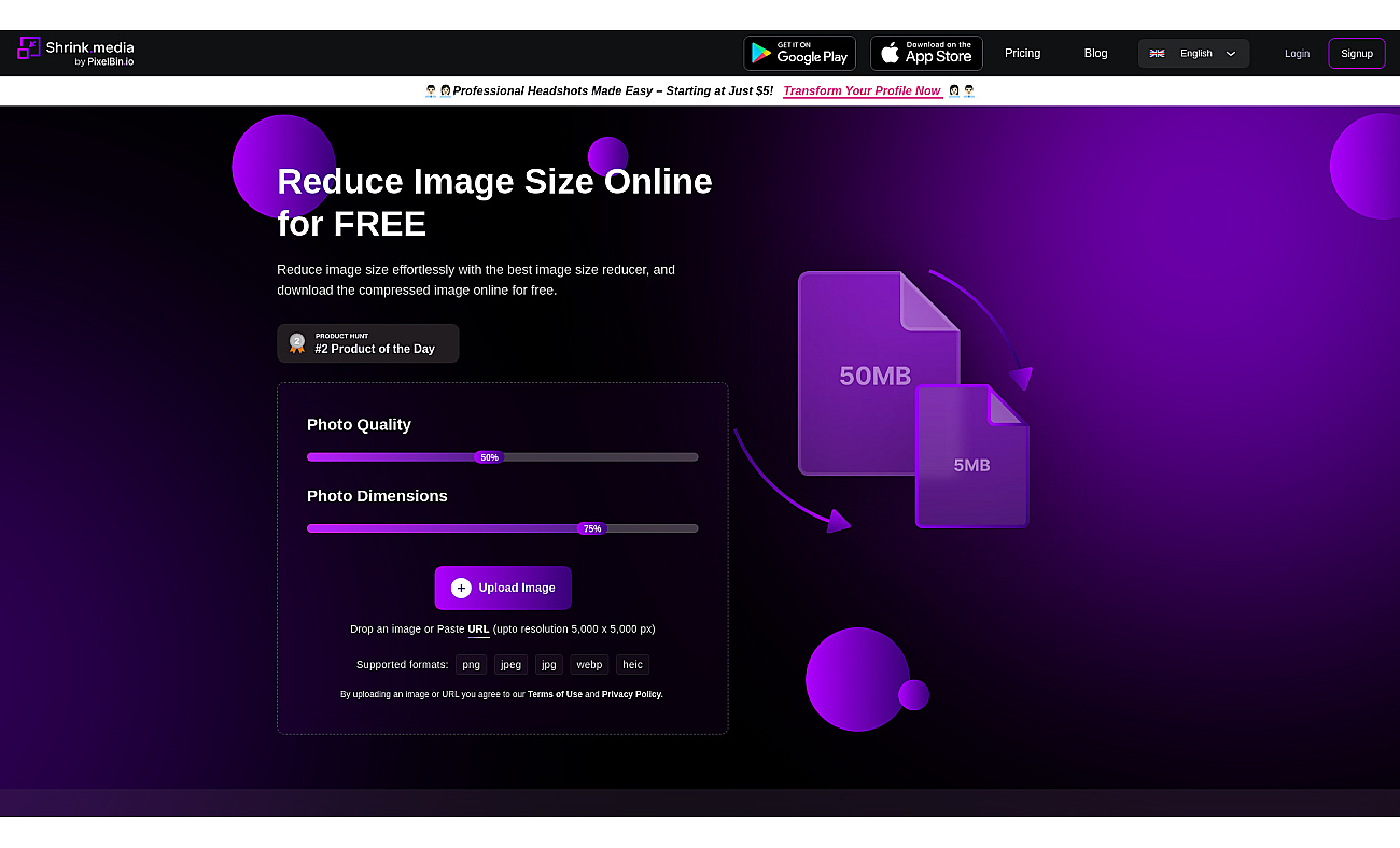 Shrink.media screenshot
