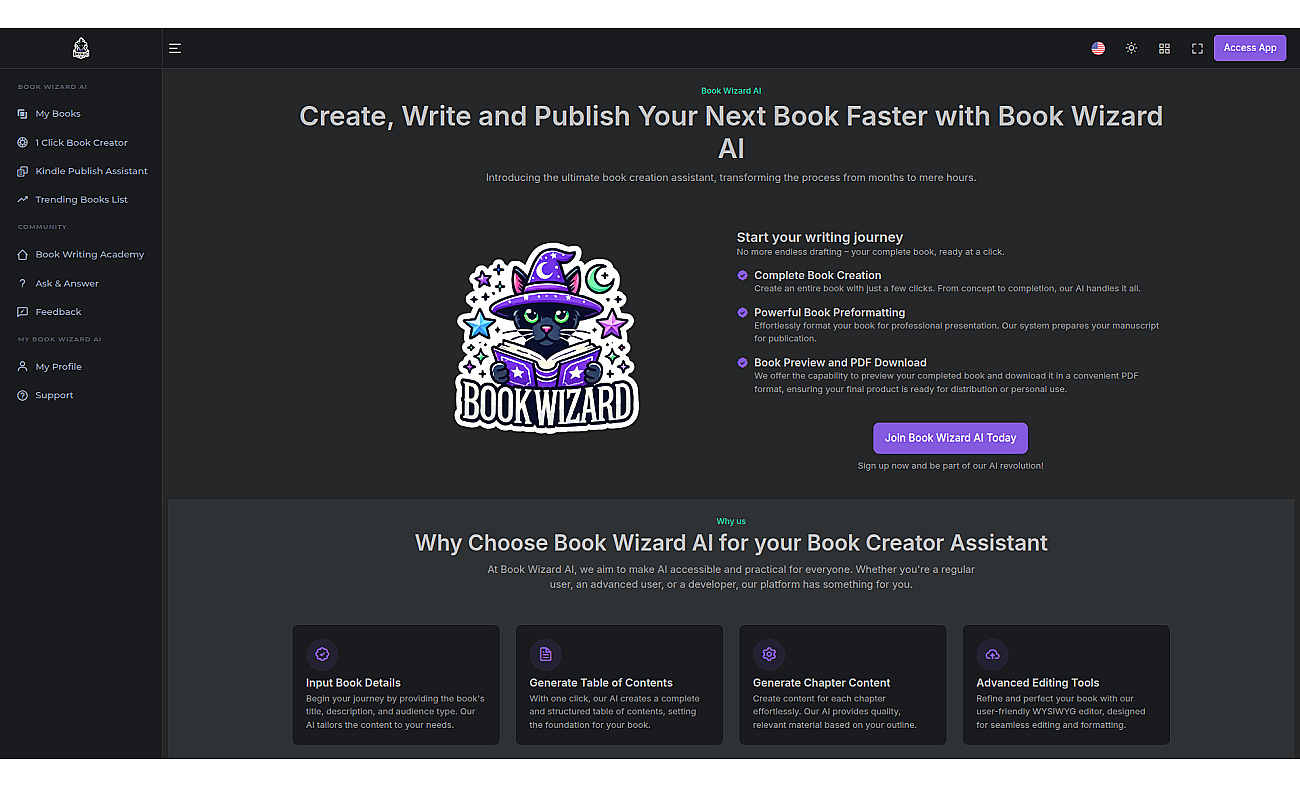 Book Wizard AI screenshot