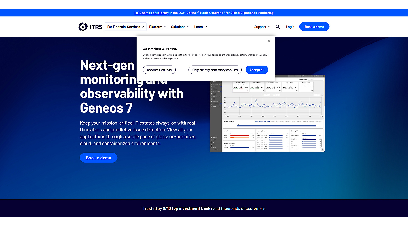 ITRS Geneos screenshot