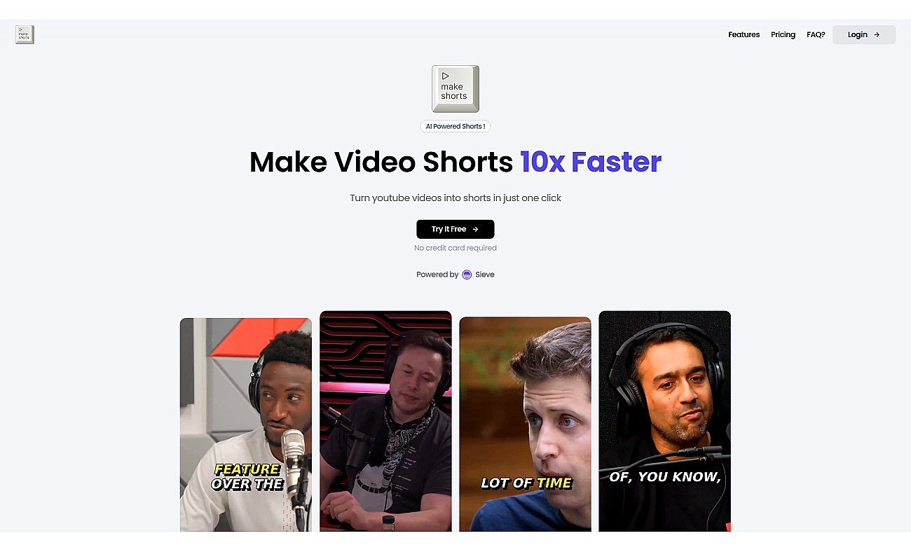 MakeShorts screenshot