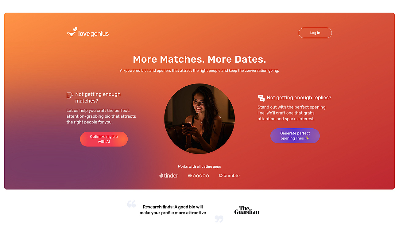 LoveGenius screenshot