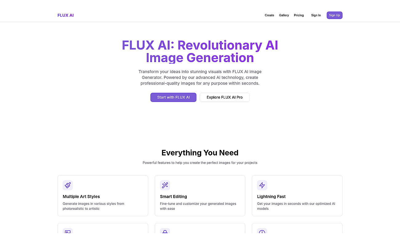 Flux.1 AI screenshot