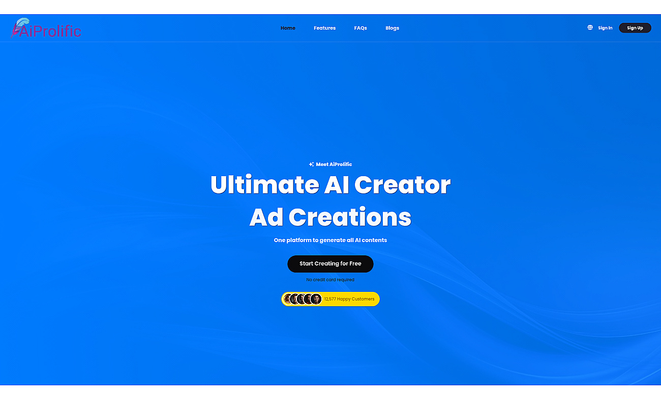 AiProlific screenshot