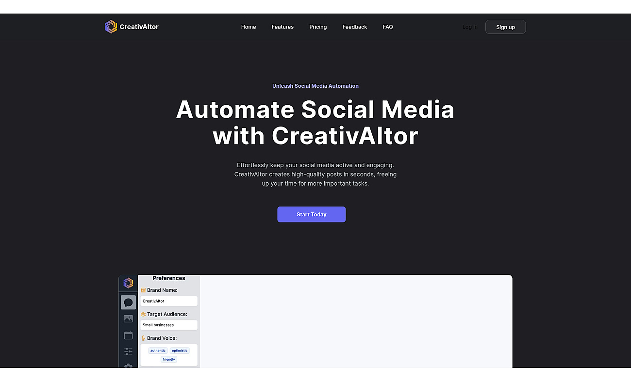 CreativAItor screenshot