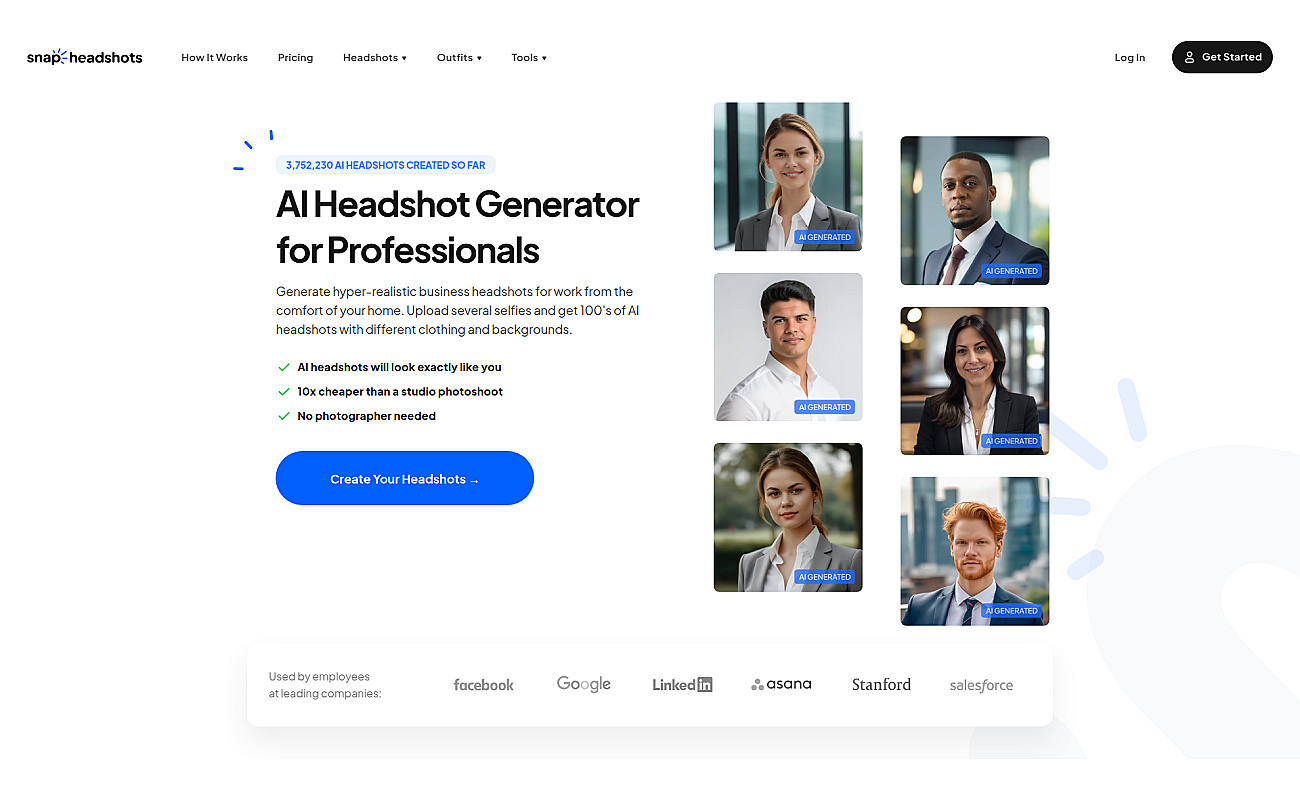 Snapheadshots screenshot