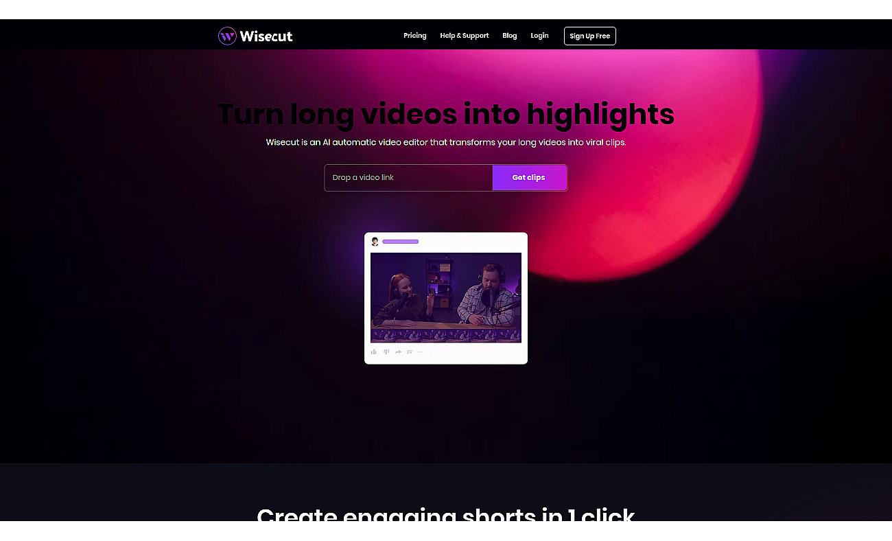Wisecut screenshot