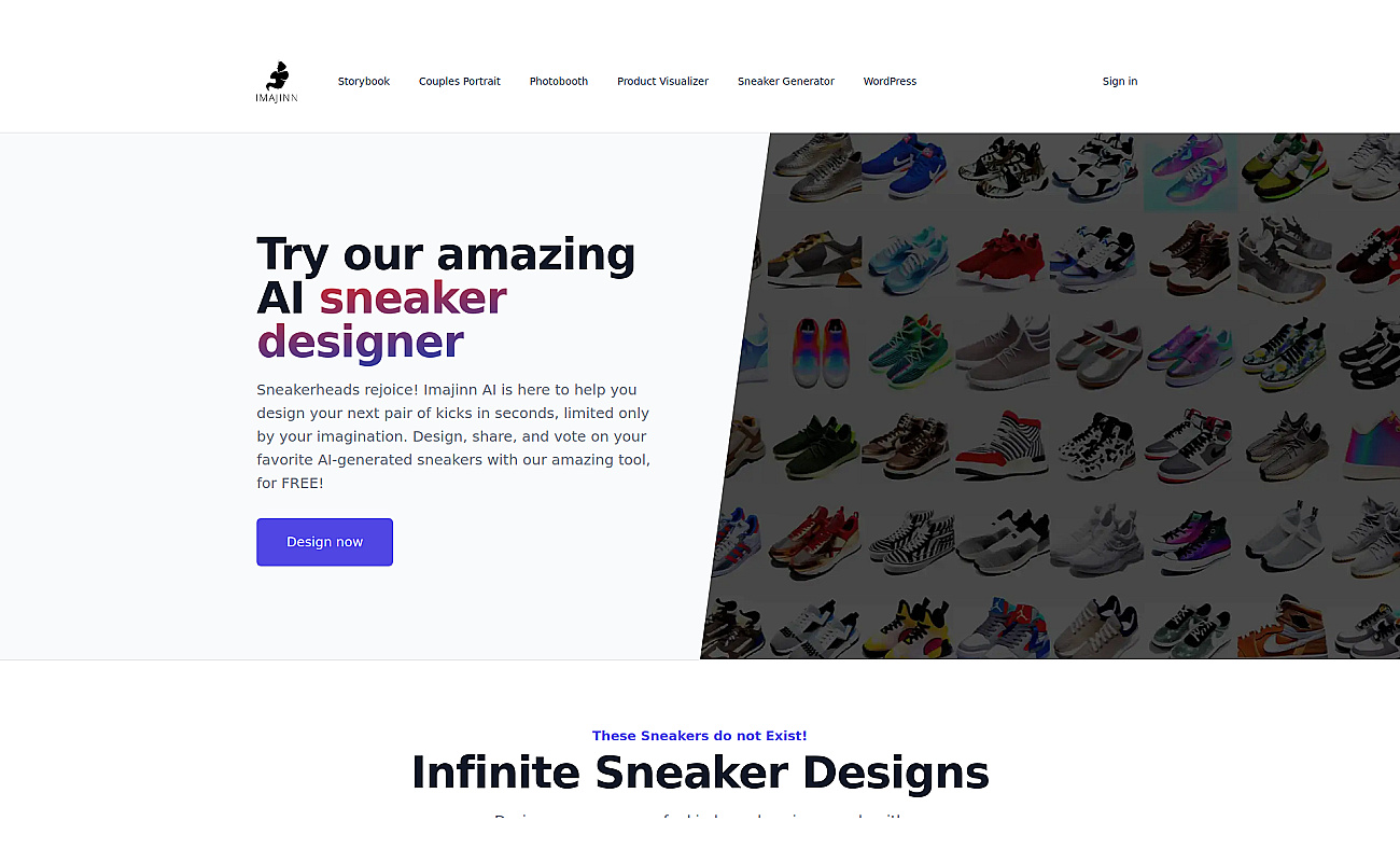 Sneaker Design by Imajinn screenshot