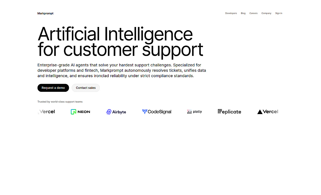 Markprompt screenshot