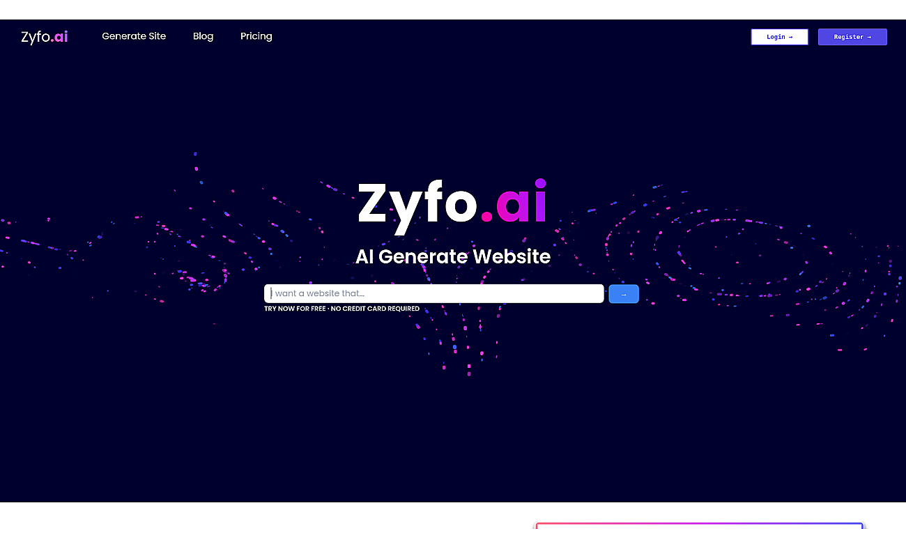 Zyfo.ai screenshot