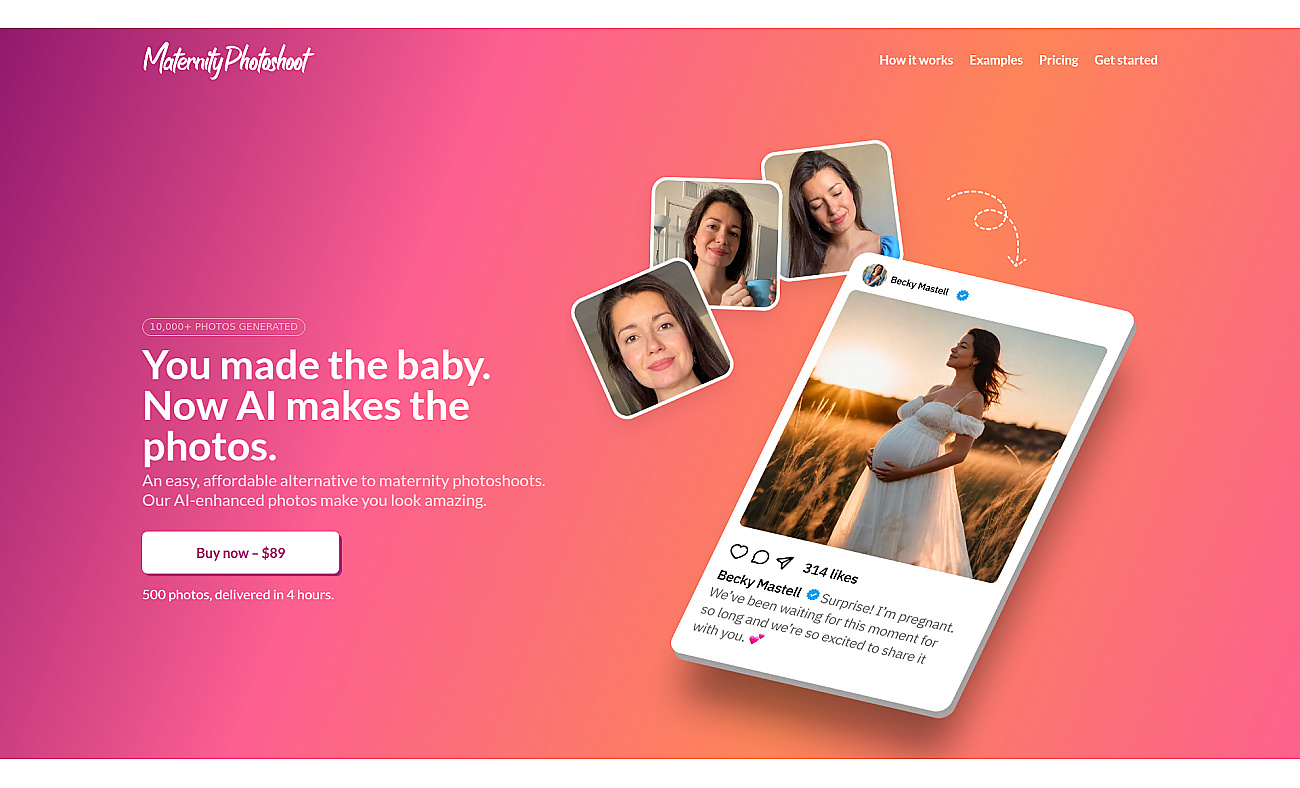 MaternityPhotoshoot screenshot