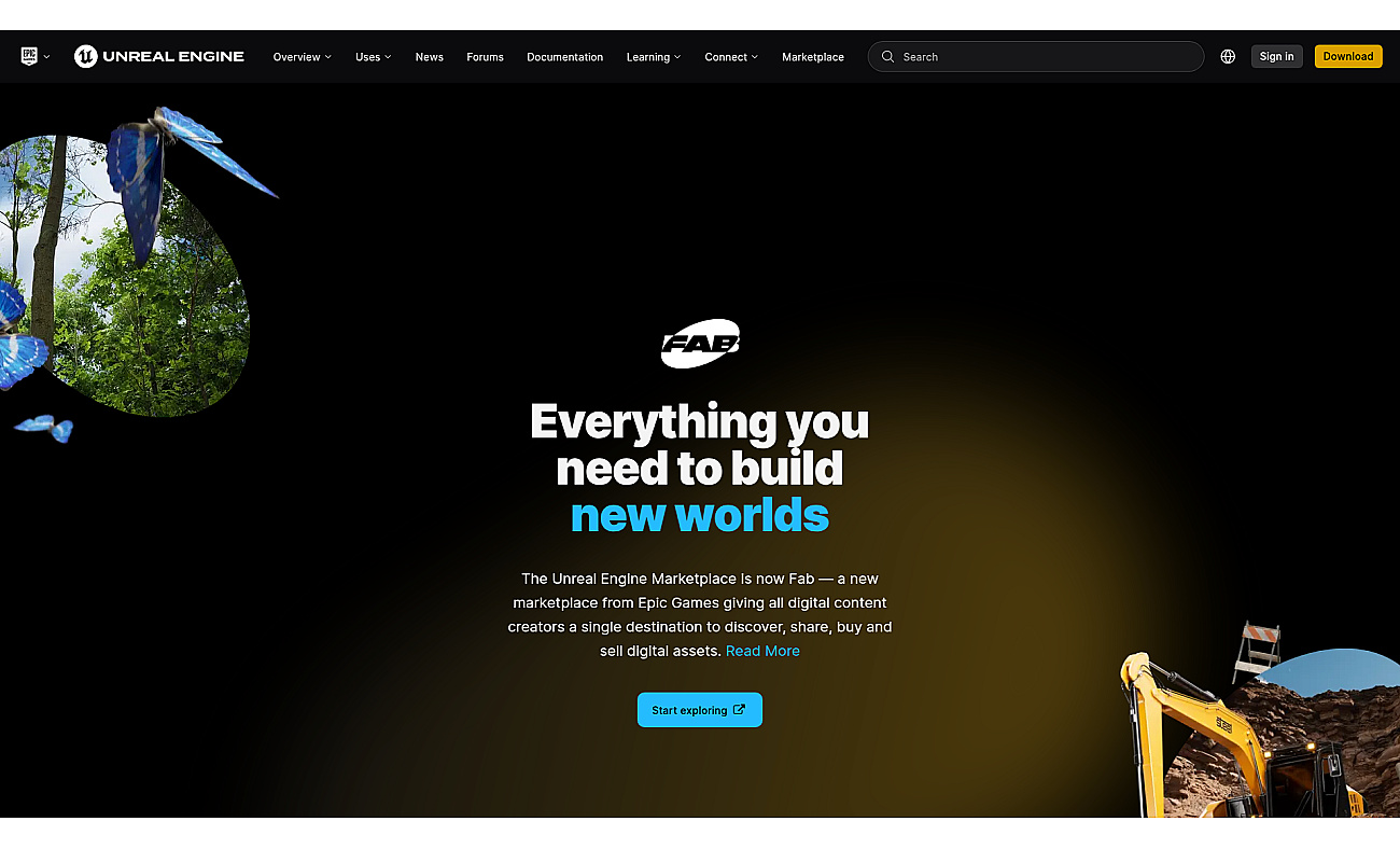 Unreal Marketplace screenshot