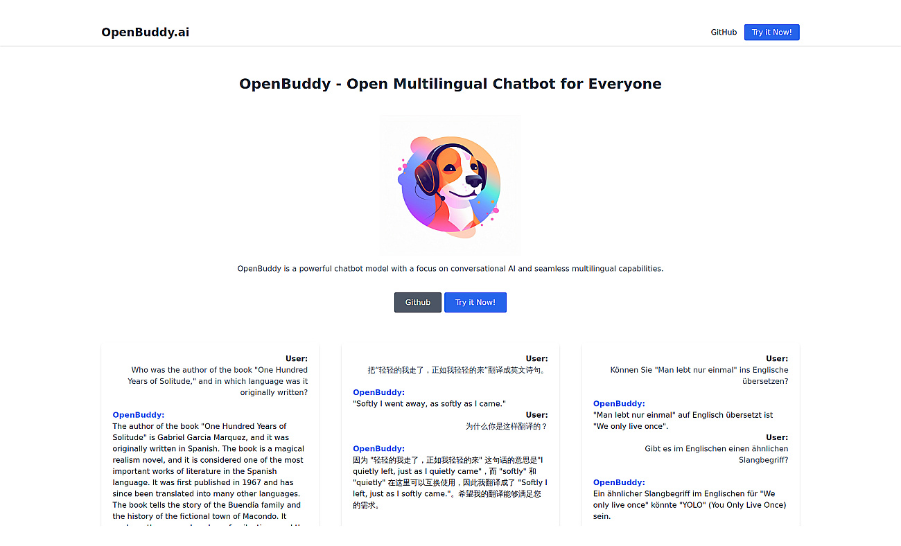 OpenBuddy screenshot