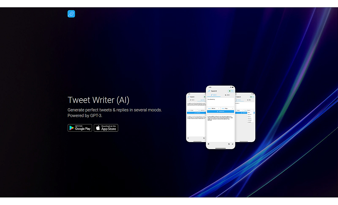 Tweet Writer AI screenshot