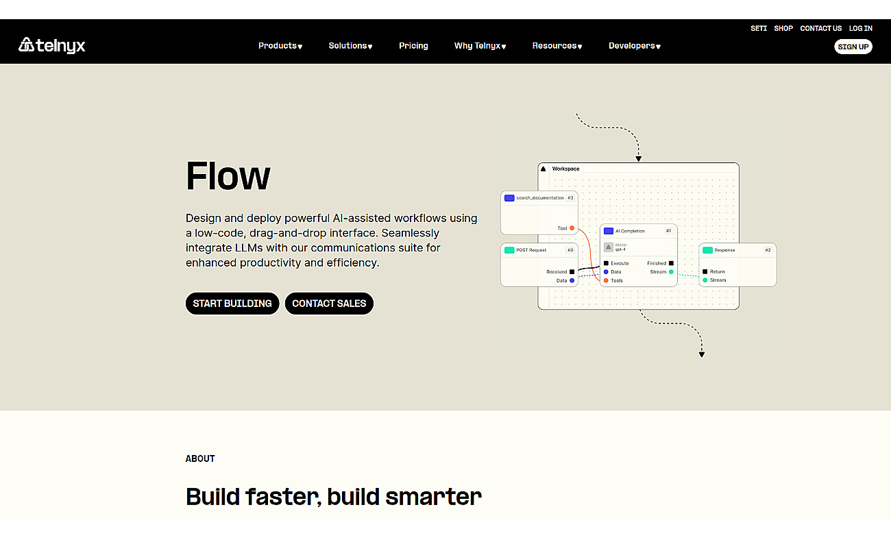 Telnyx Flow screenshot
