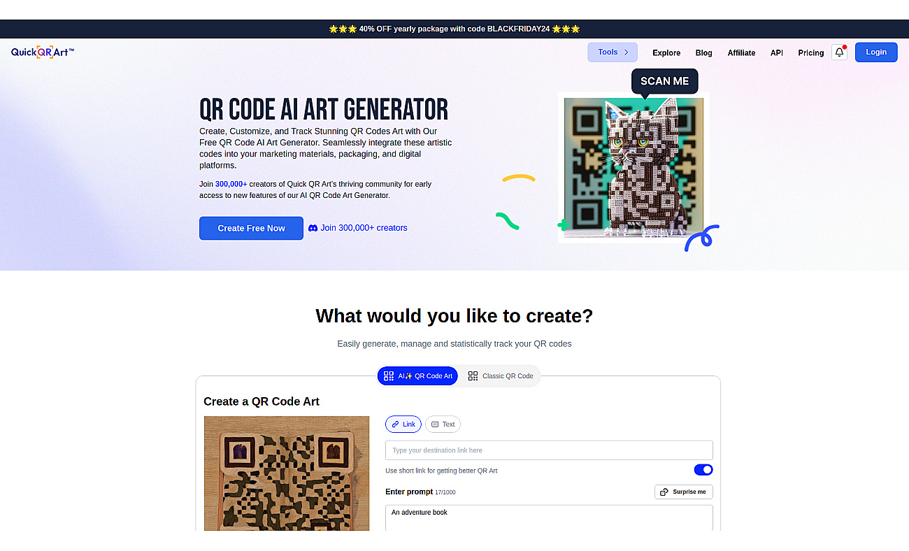 QuickQR screenshot