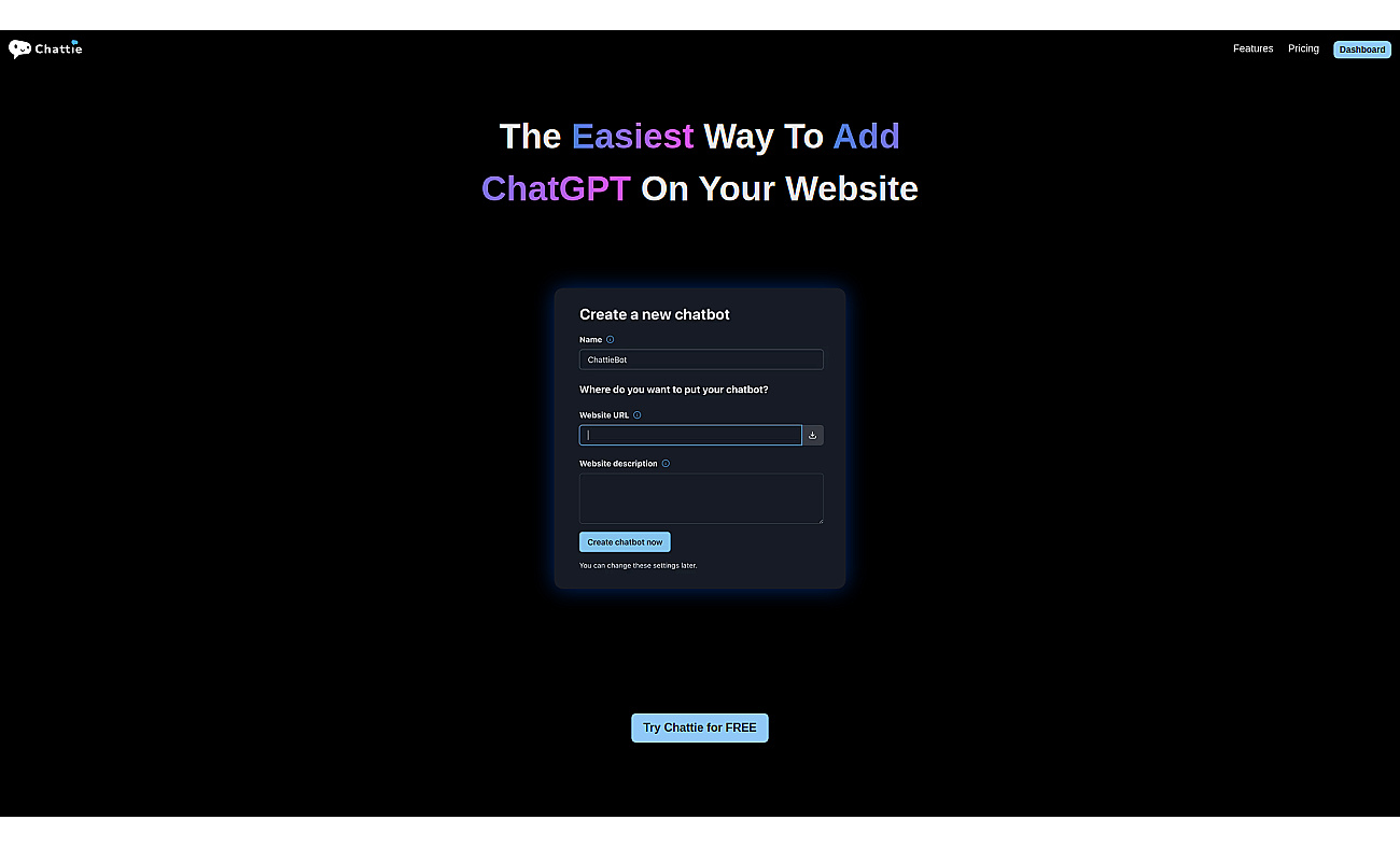 Chattie screenshot