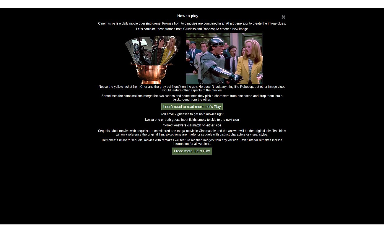 Cinemashle screenshot