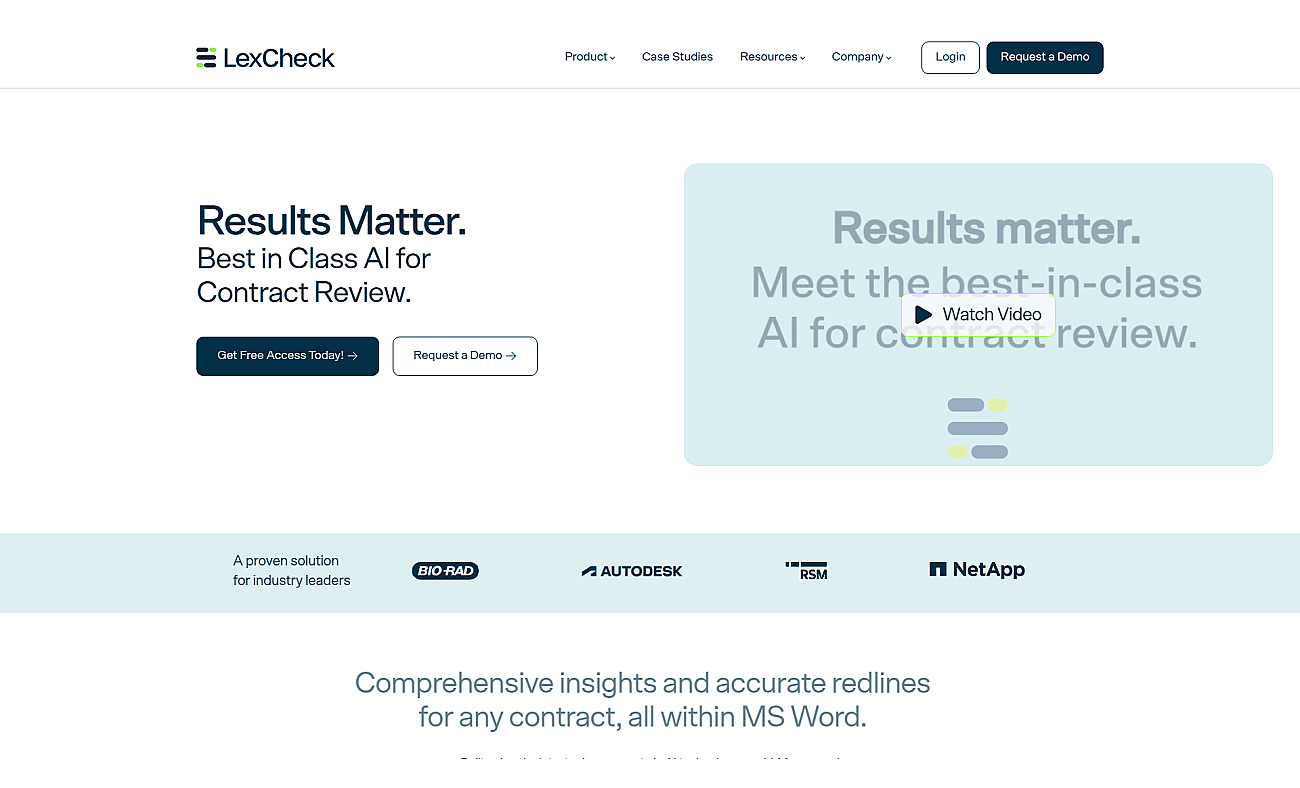 LexCheck screenshot