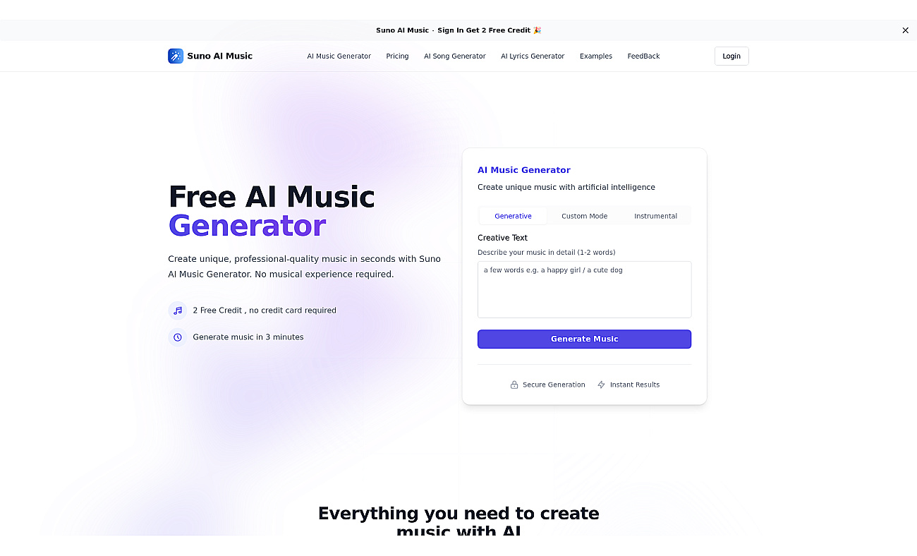 Suno AI Music screenshot