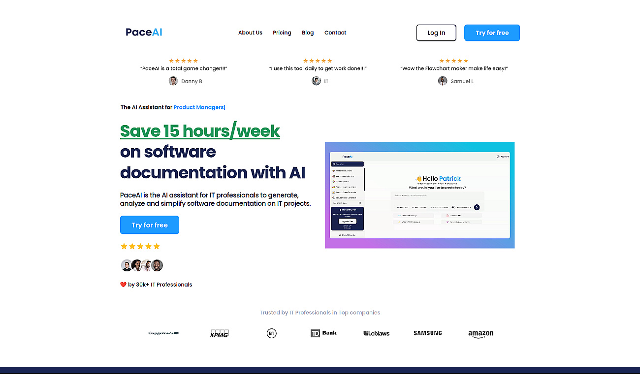 Pace AI screenshot