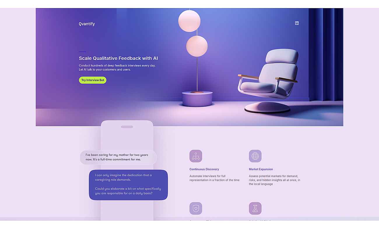 Qvantify screenshot