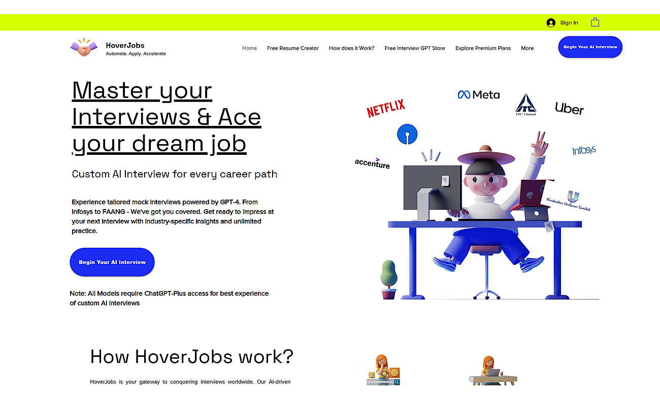 HoverJobs screenshot