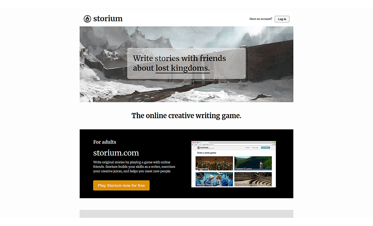 Storium screenshot