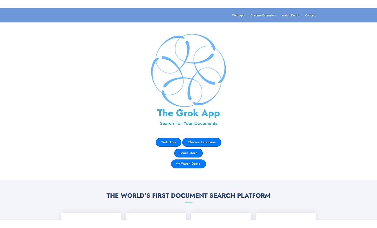 The Grok App screenshot