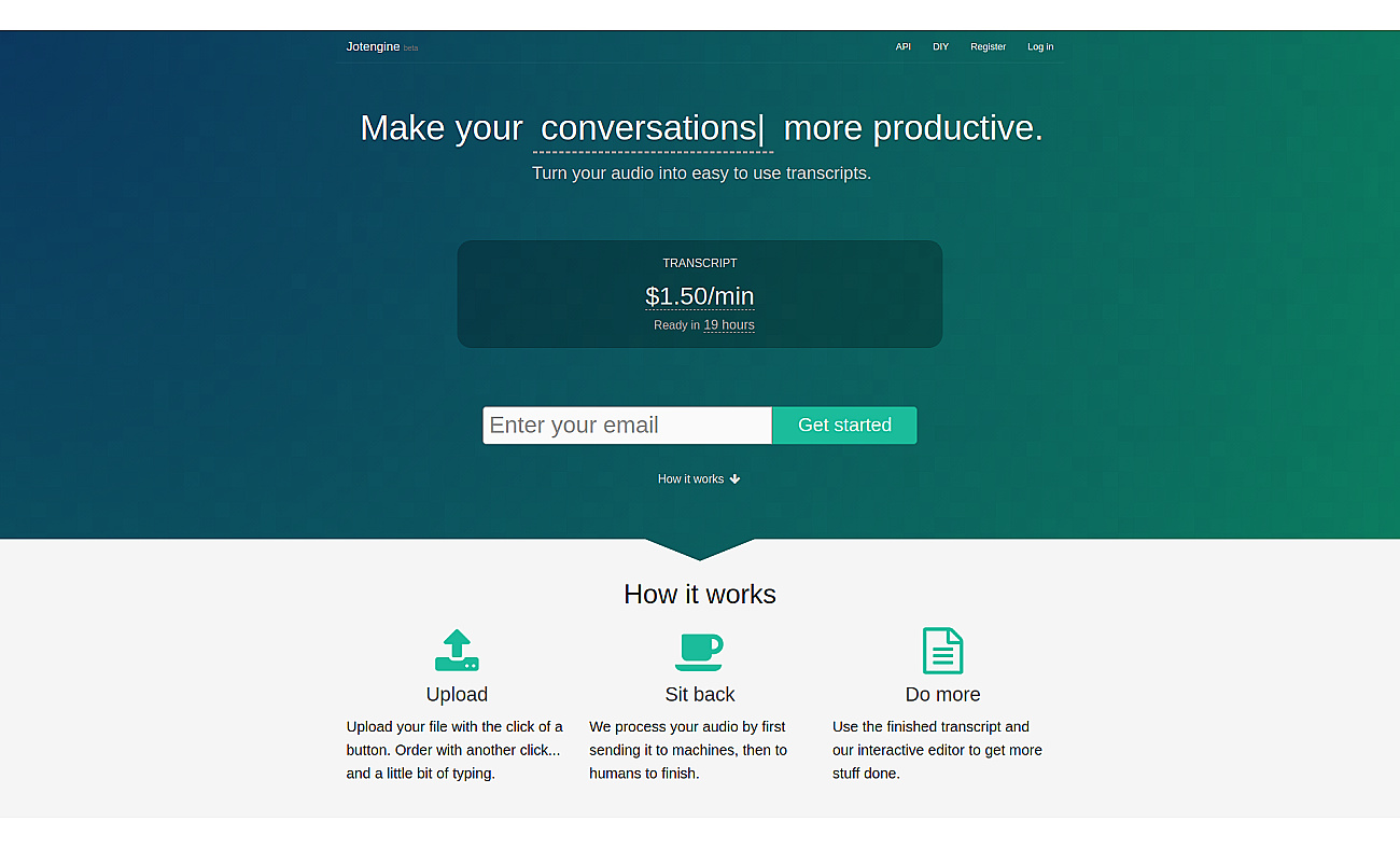 Jotengine screenshot