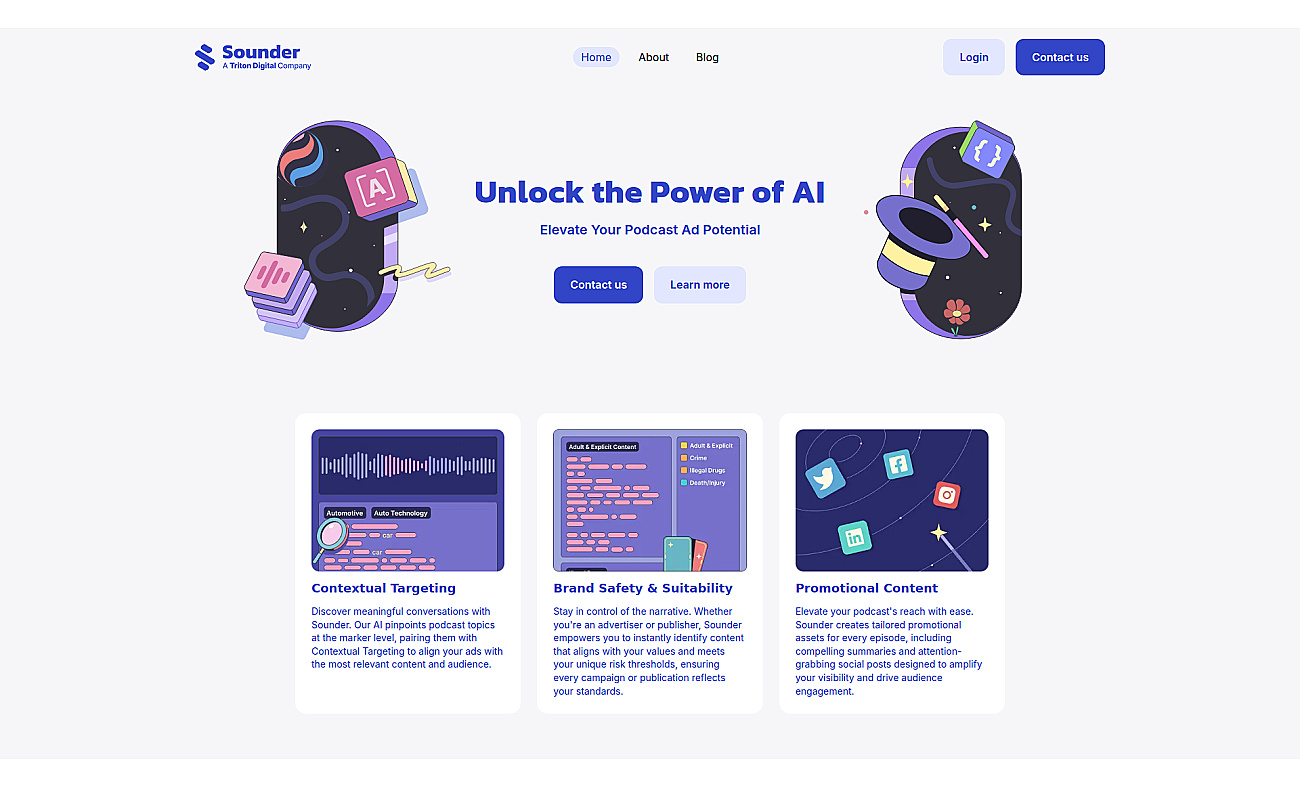 sounder.ai screenshot