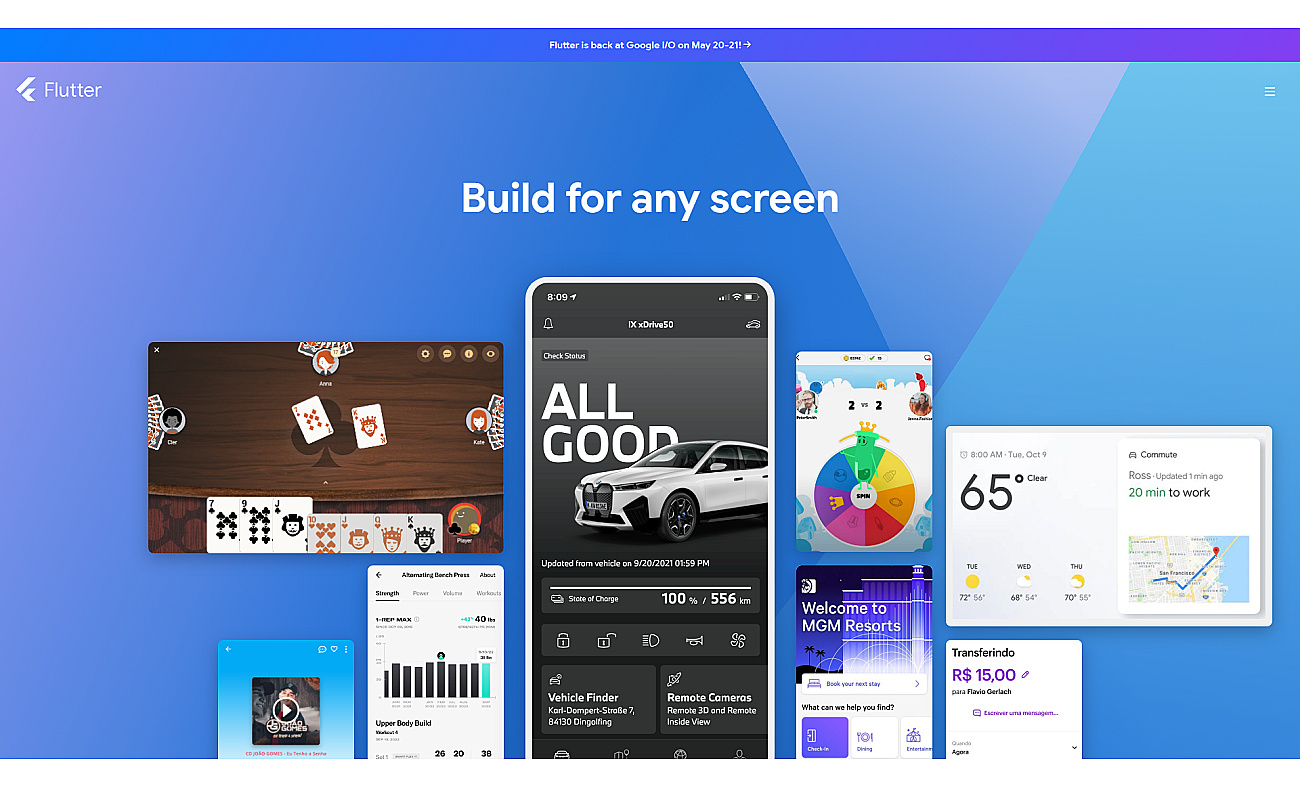 Flutter screenshot