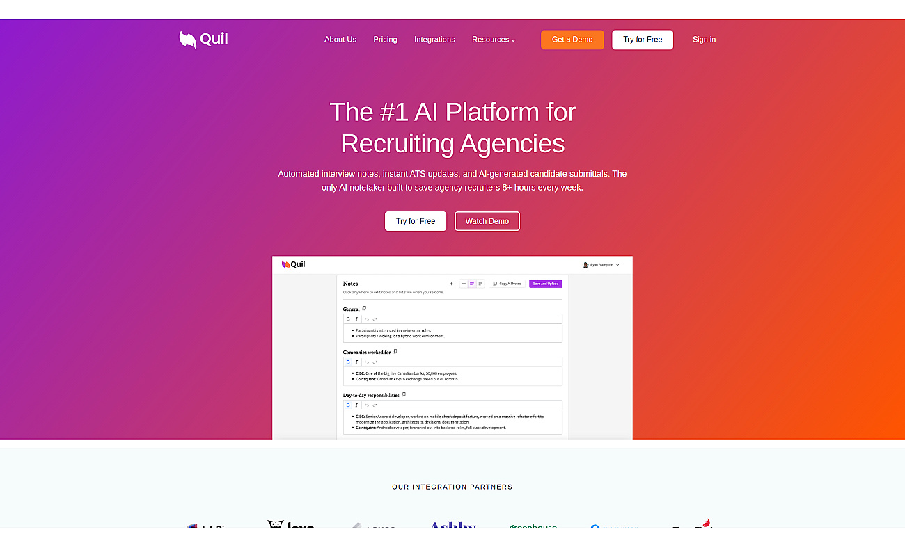 Quil screenshot