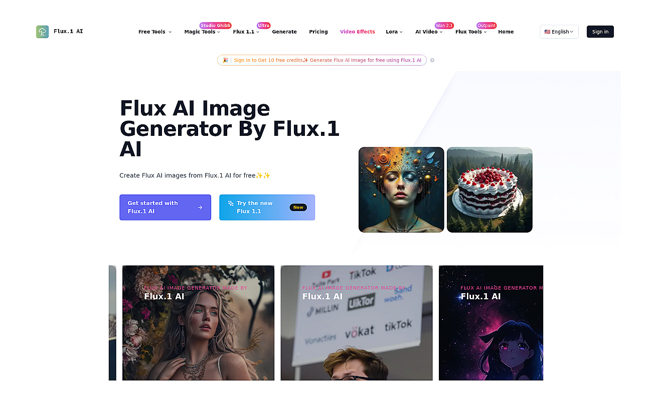 Flux1.ai screenshot