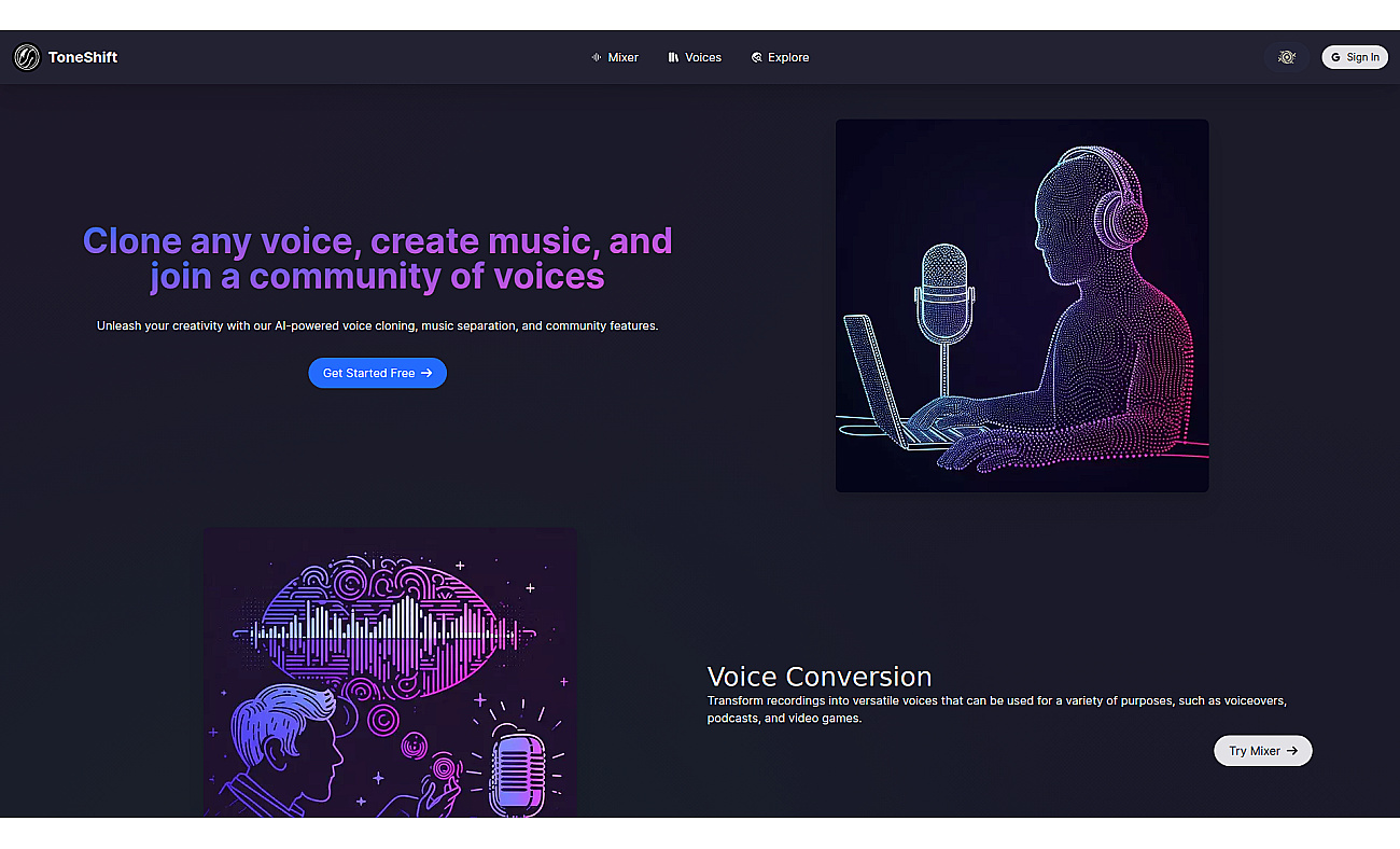 ToneShift screenshot