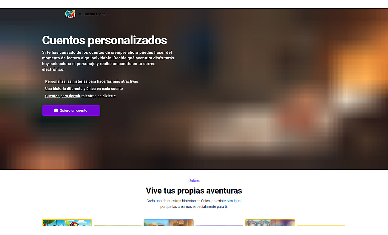 Mi Cuento Digital screenshot