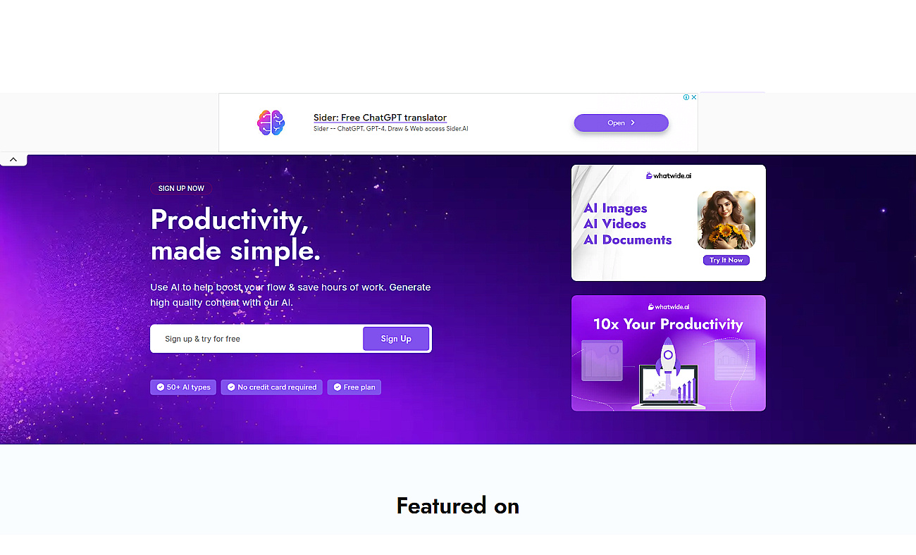WhatWide screenshot