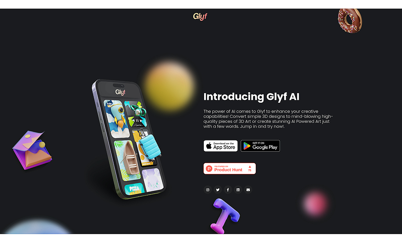 Glyf screenshot