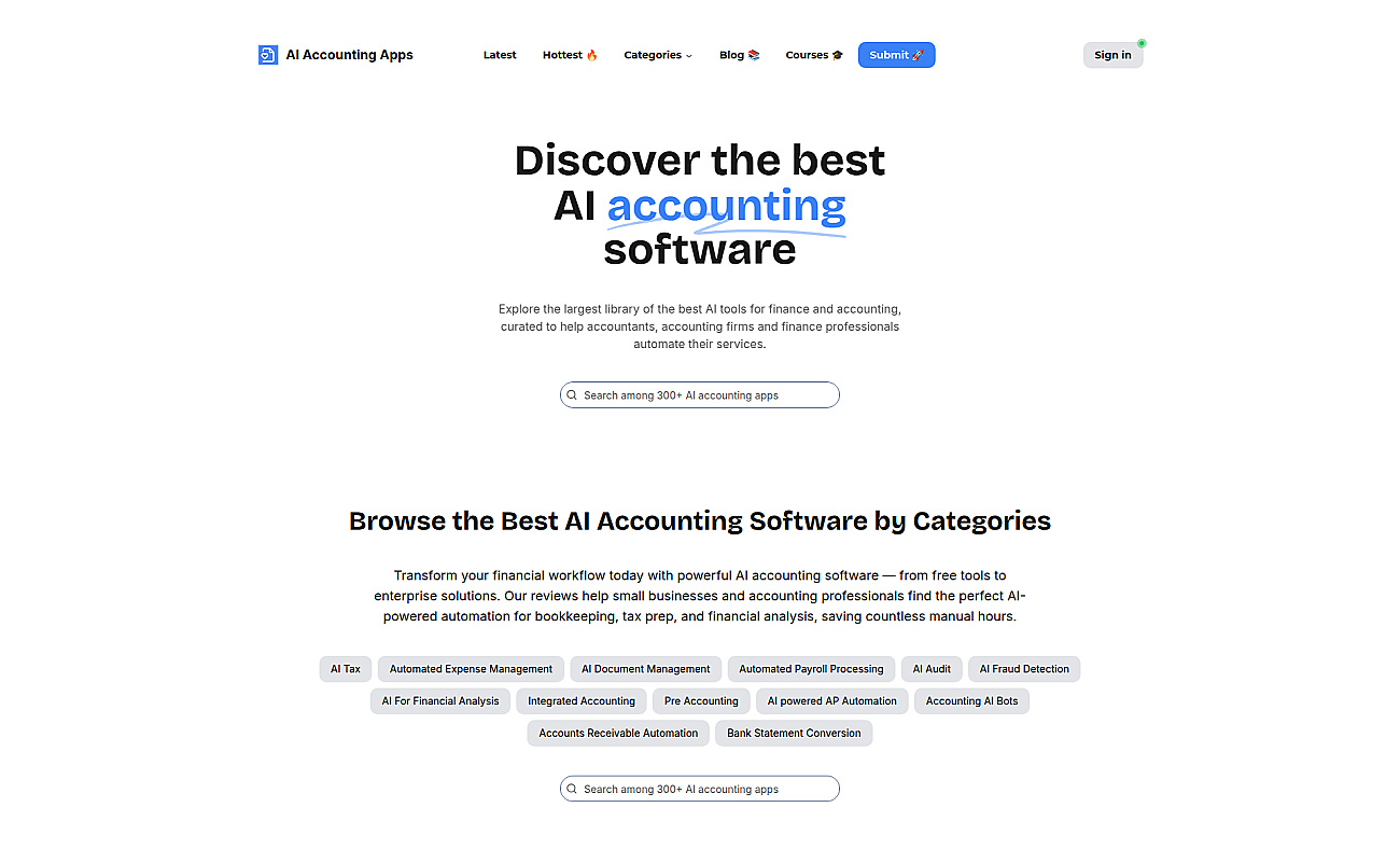 AI Accounting Apps screenshot