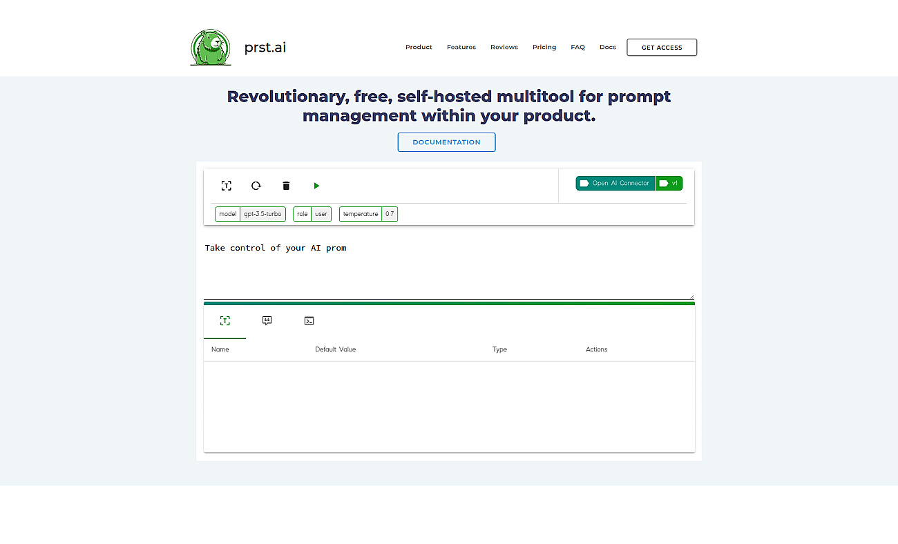 PRST.ai screenshot