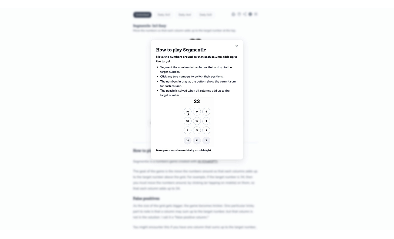 Segmentle screenshot
