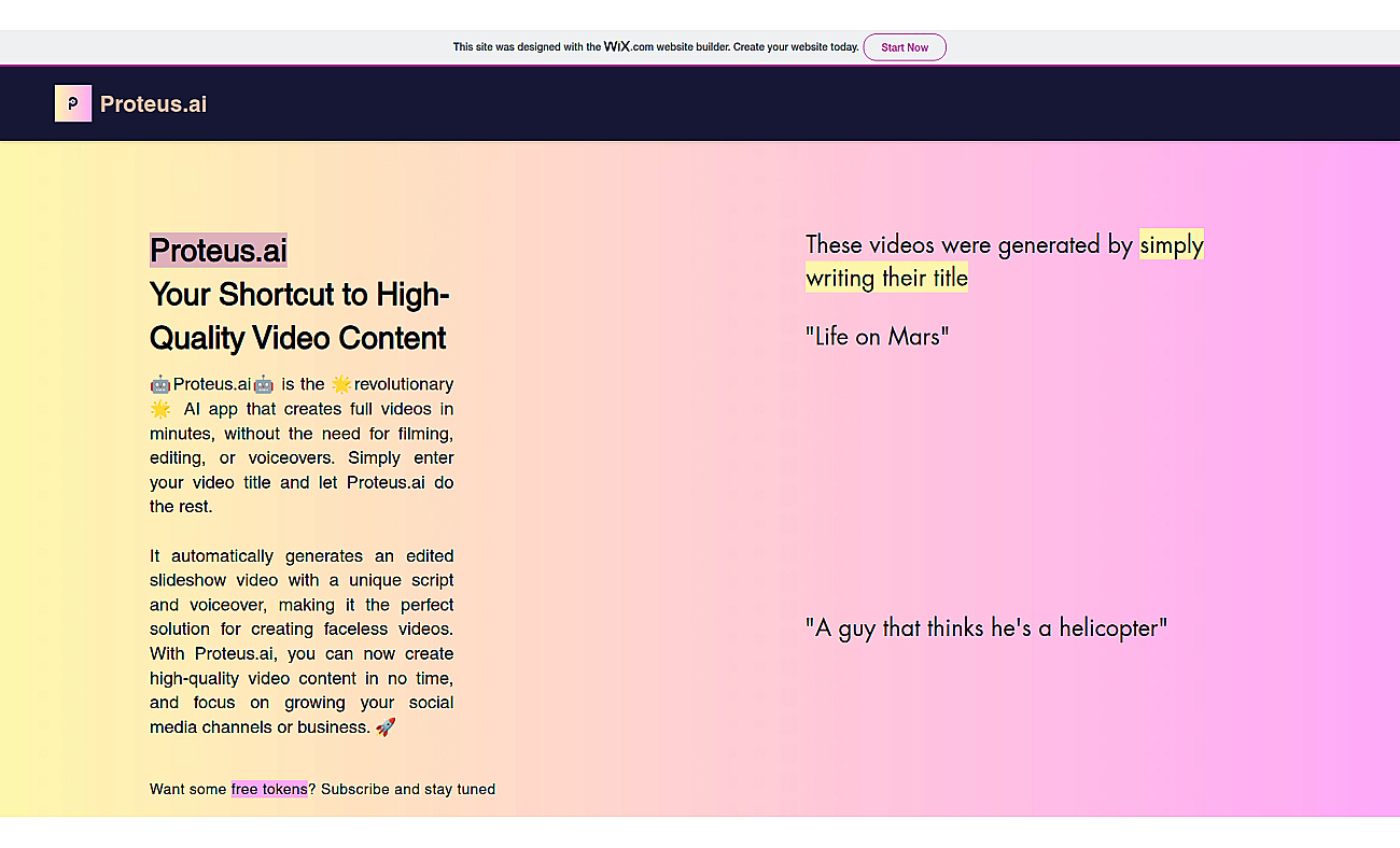 Proteus screenshot