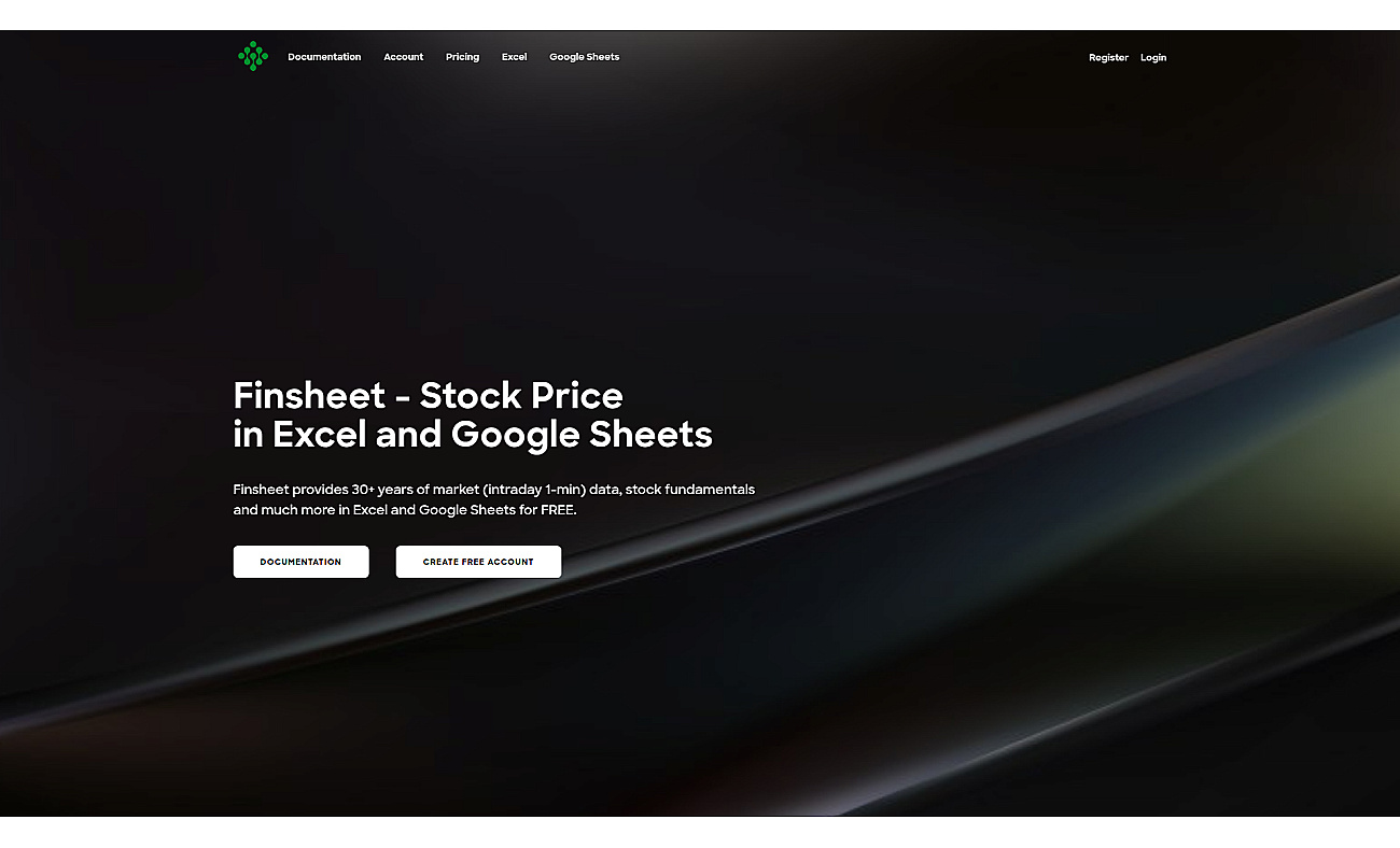 Finsheet screenshot
