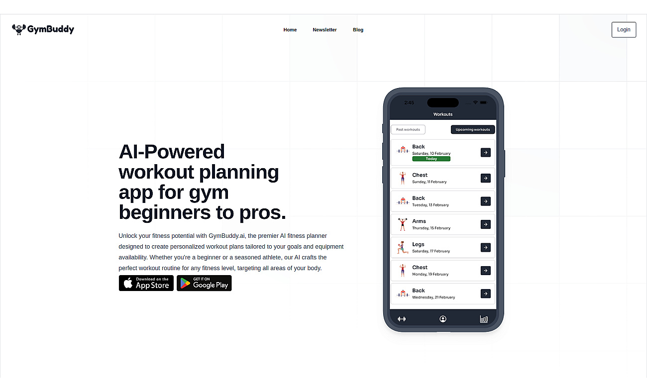 GymBuddy screenshot