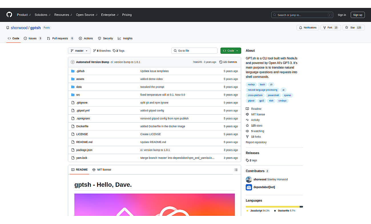 gptsh screenshot
