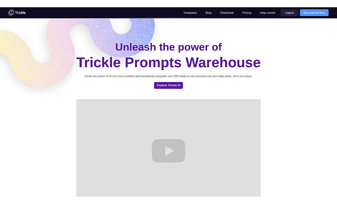 Trickle.so Prompts Db screenshot