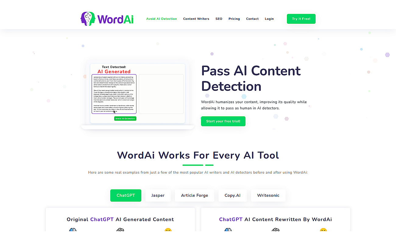 Avoid AI Detection screenshot